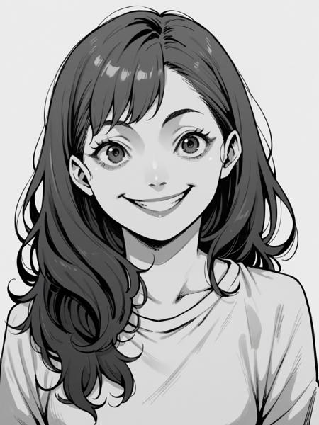 03532-2028067197-score_9, score_8_up, score_7_up, score_6_up,  _lora_junj11t0XLP_1_ junj11t0, junji ito, monochrome, manga, 1girl, smile.png